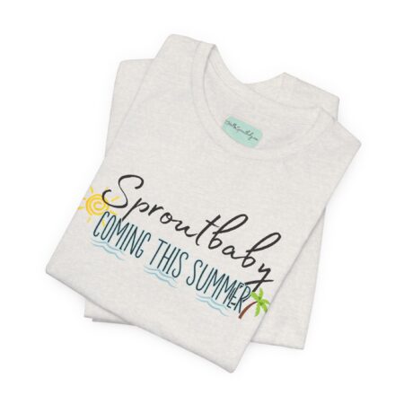 "Sproutbaby Coming This Summer" Baby Arriving Unisex Tee