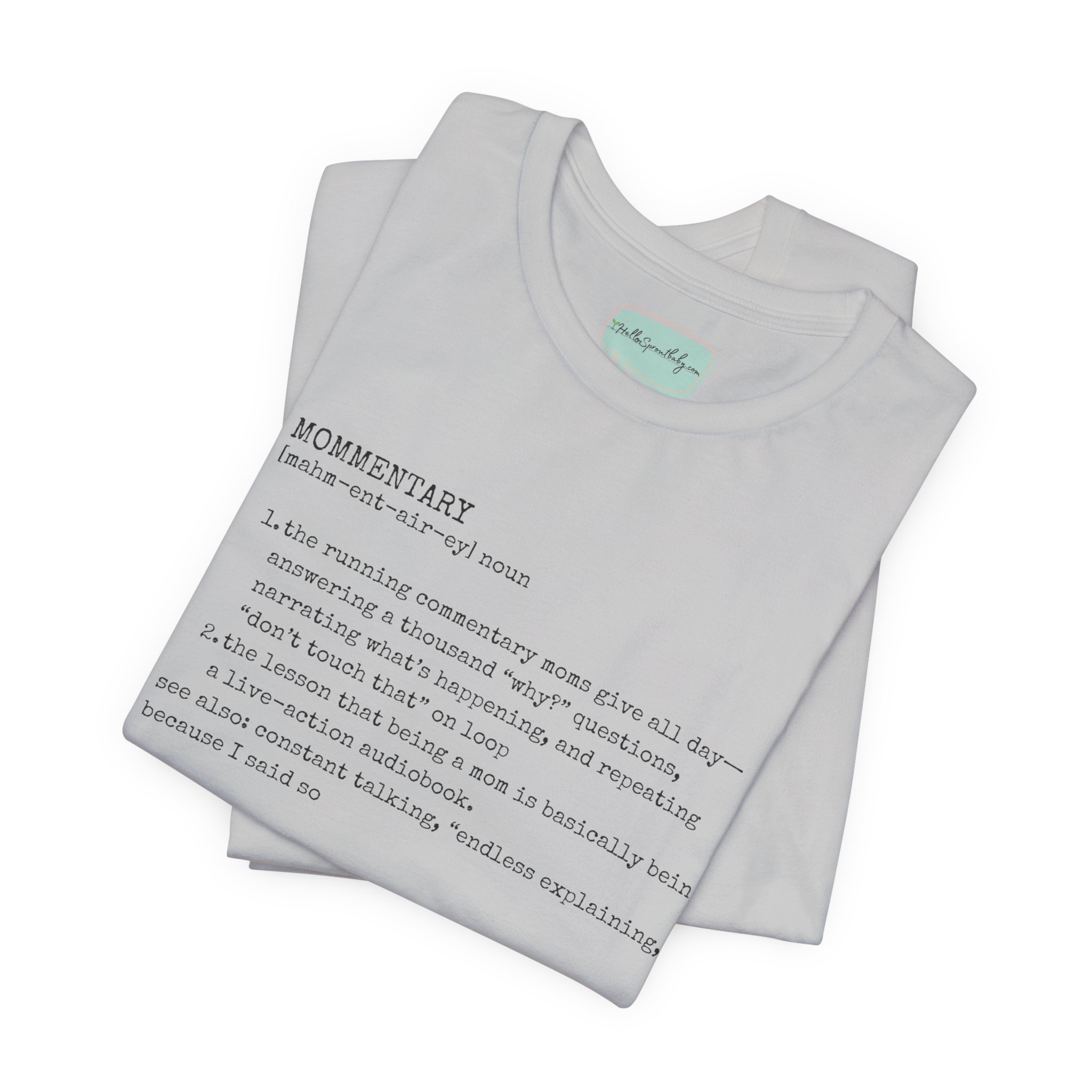 MOMMENTARY Funny Jersey Tee - Image 3