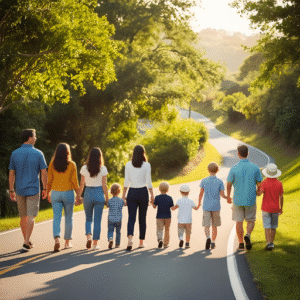 Seasoned parents and kids