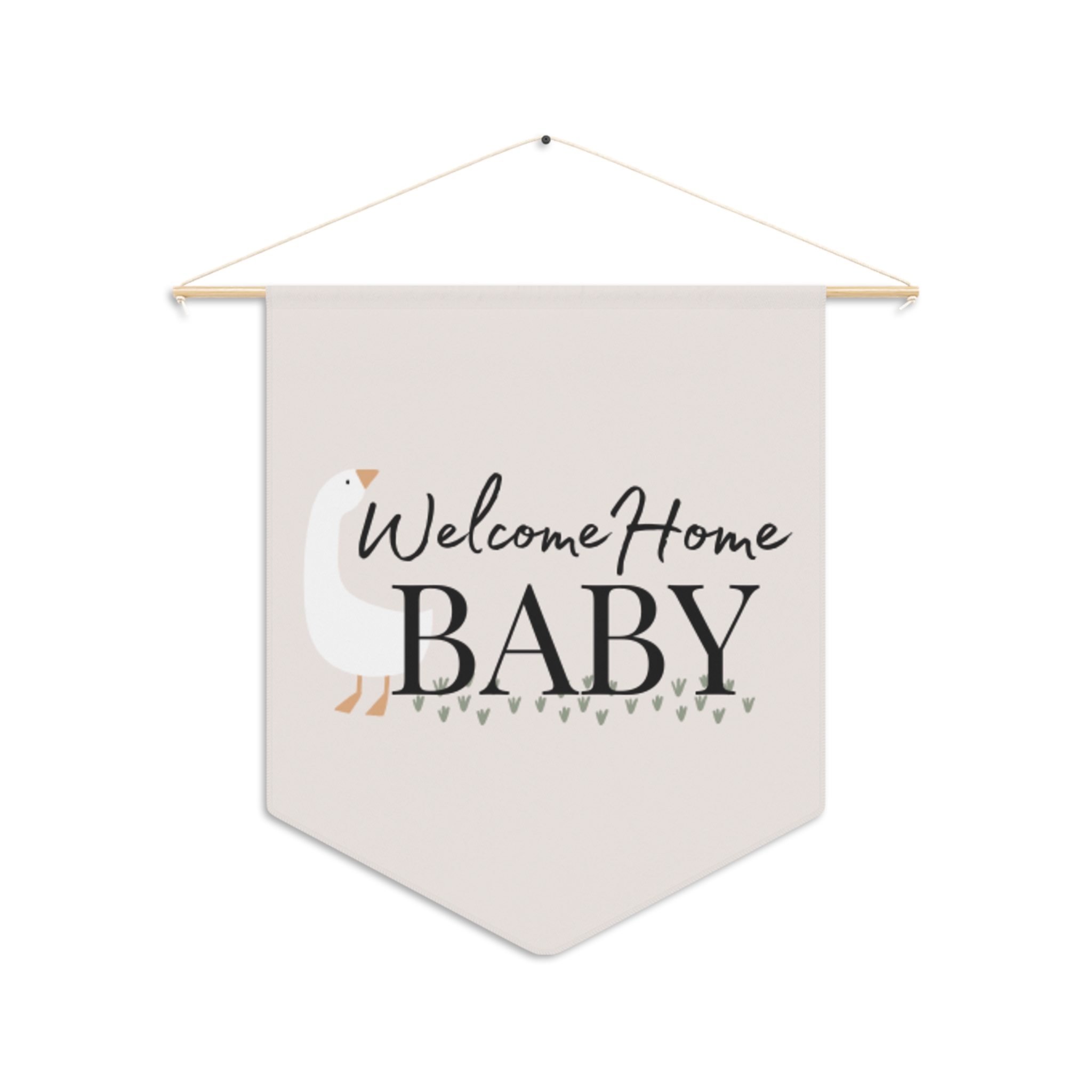 Little Goose Welcome Home Baby Pennant