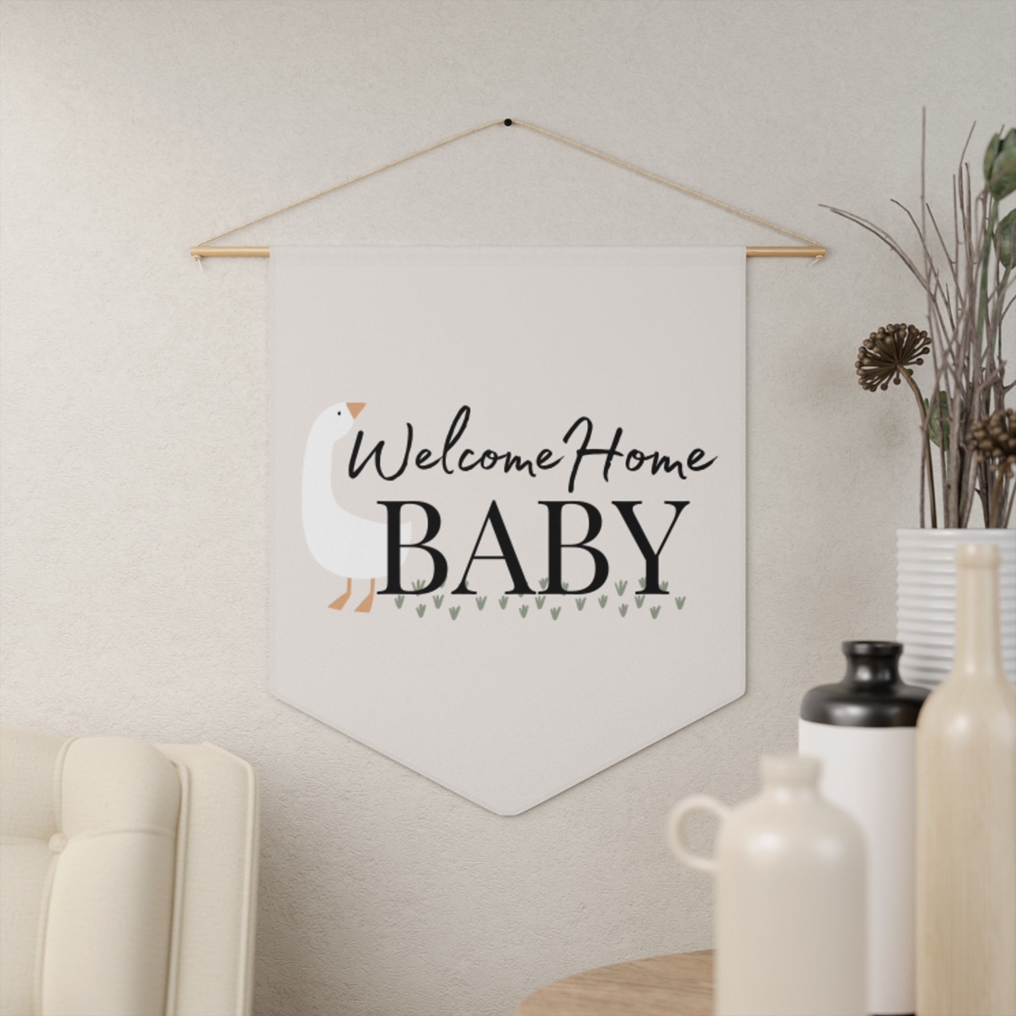 Little Goose Welcome Home Baby Pennant - Image 2