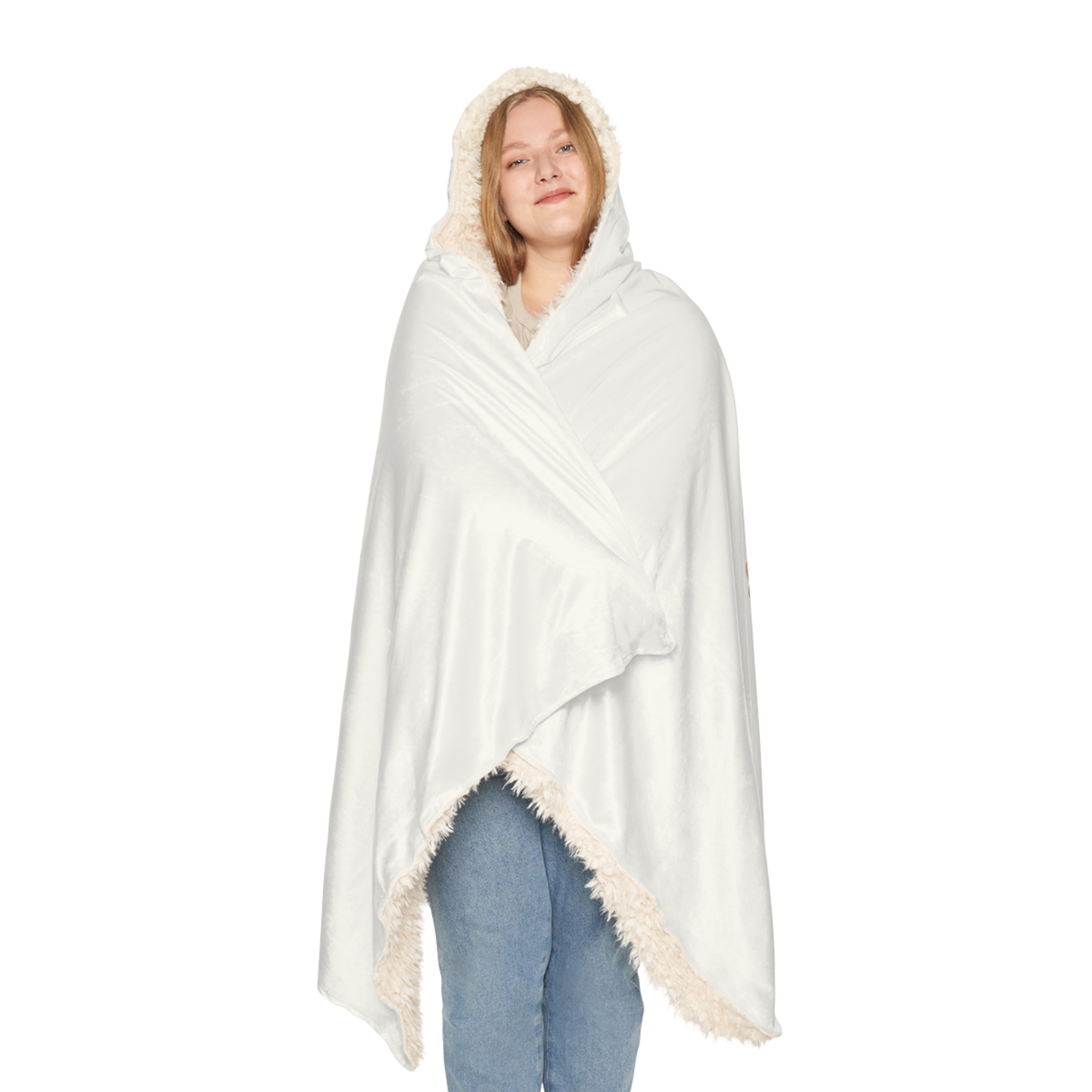 'Snuggle with Baby' Blanket-Sherpa Hooded Blanket for Mom & Baby - Image 5