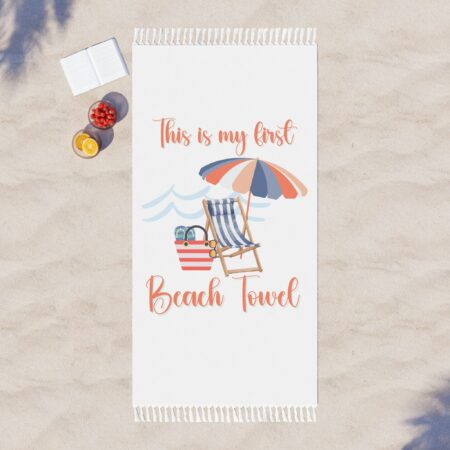 Baby's First Beach Towel Blues and Cool Summer Colors