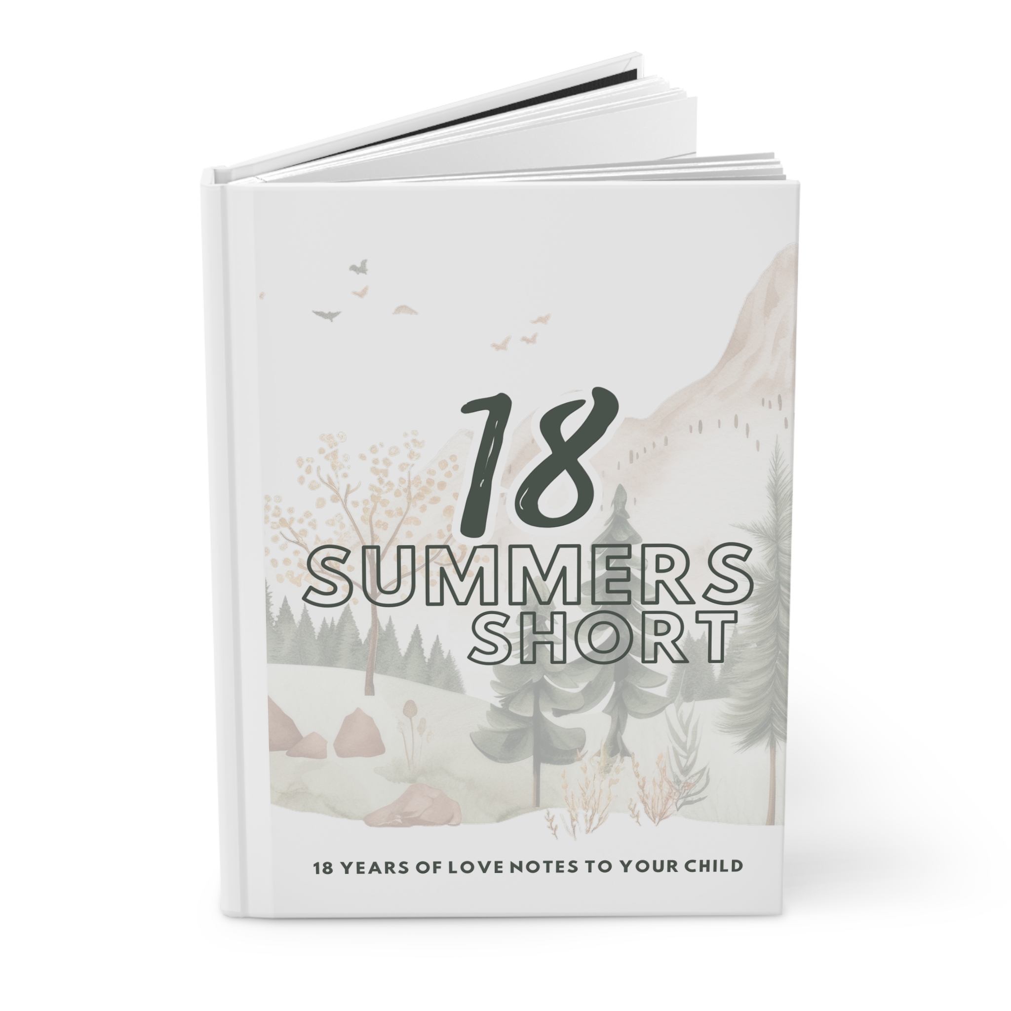 Parenting Journal - Forest -18 Summers Short - Hardcover - Image 3