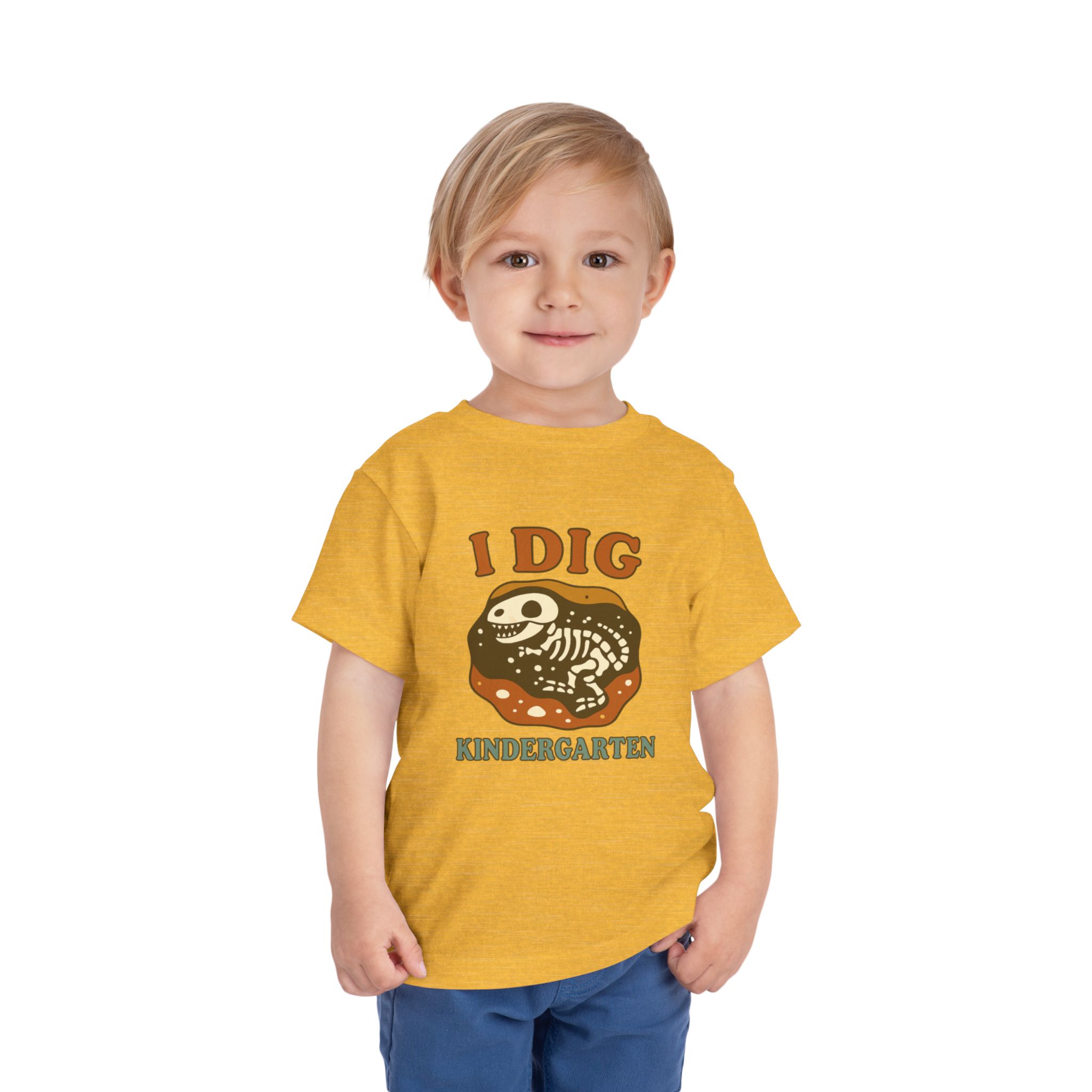 Toddler I Dig Kindergarten Dino Tee - Image 5