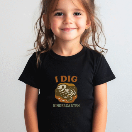I Dig Kindergarten Dino Fossil Tee