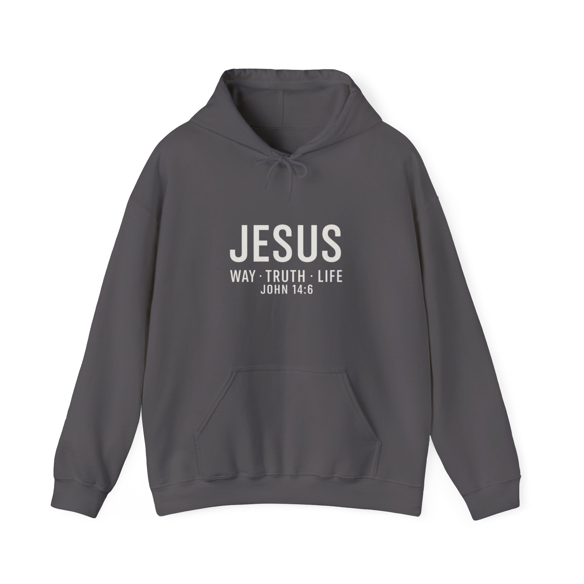 Jesus Way Truth Life John 14:16 Christian Unisex Hoodie - Image 7