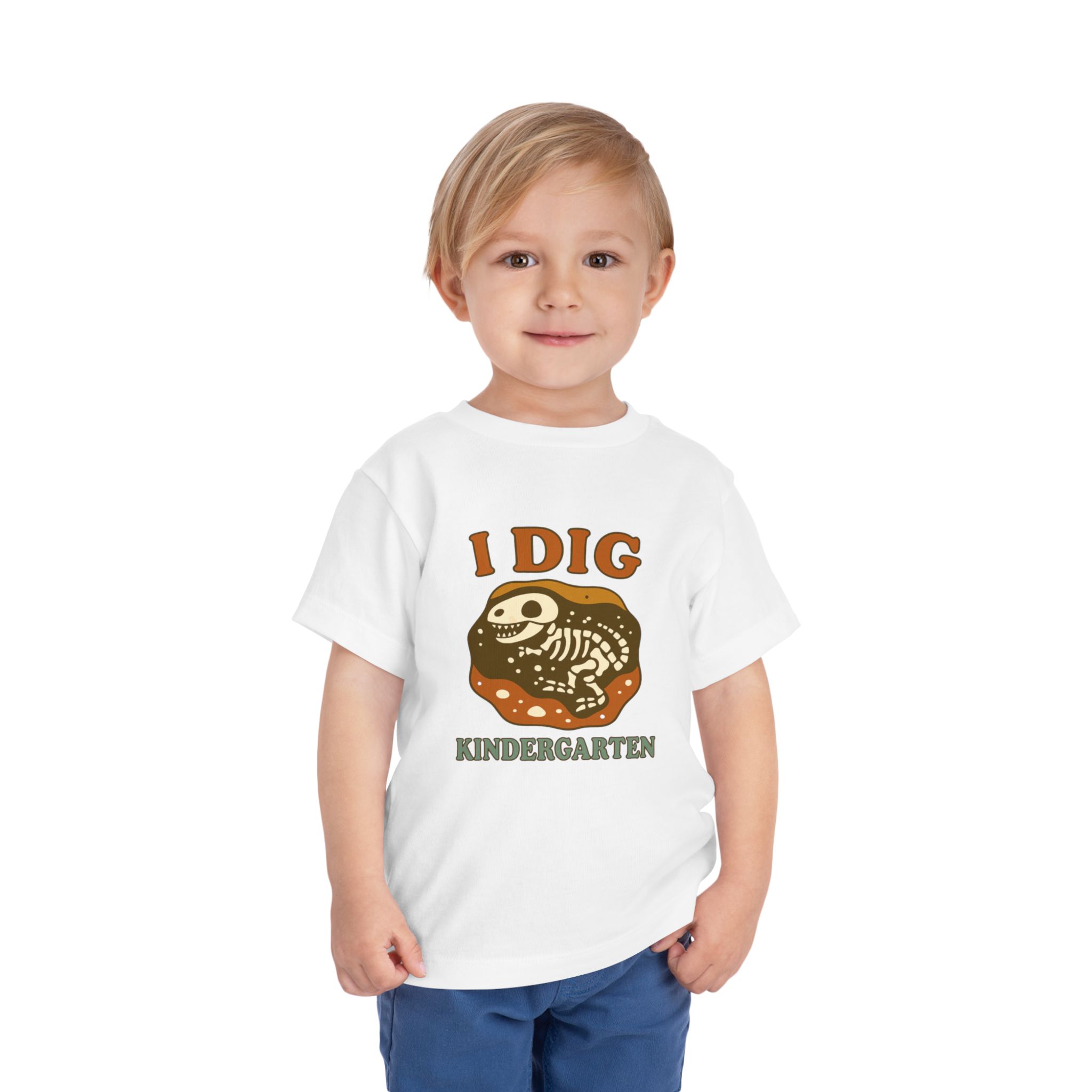 Toddler I Dig Kindergarten Dino Tee - Image 2