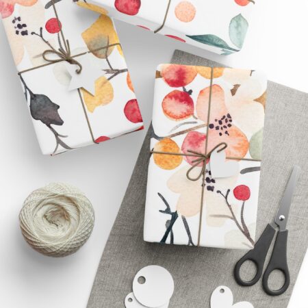 Berry Frost 2 Floral Wrapping Paper