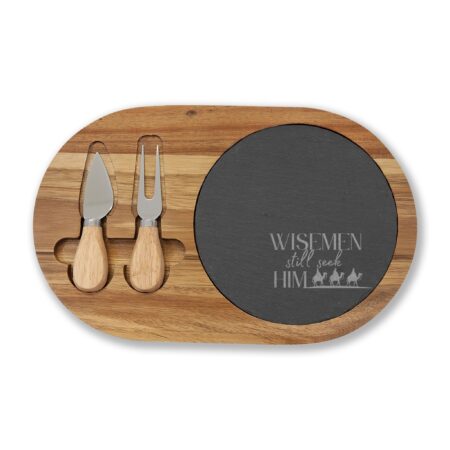 Wisemen Still Seek Him Engraved Charcuterie Board