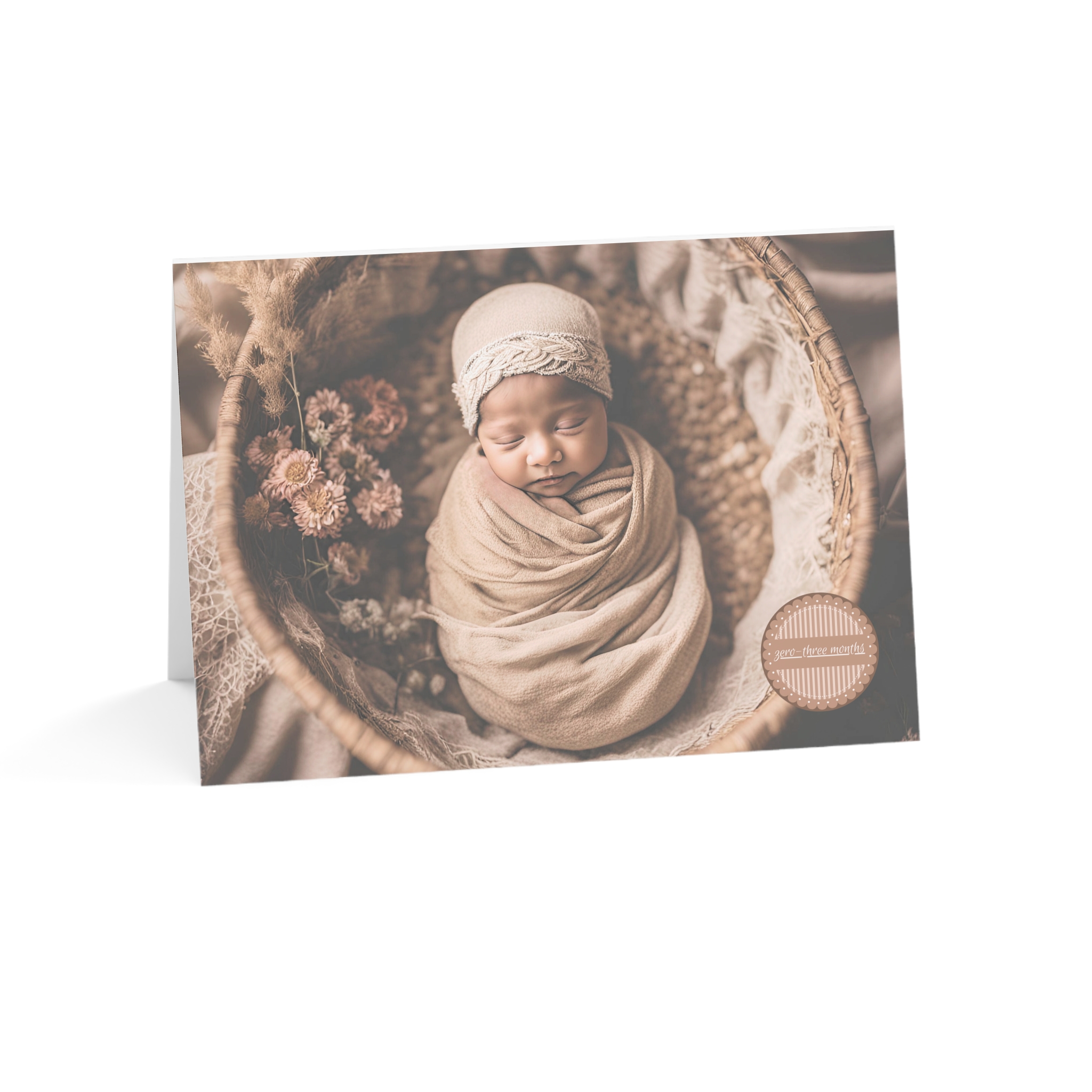 Pregnancy Cards for Moms-0-3 Month Hispanic Baby