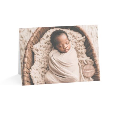 Pregnancy Cards for Moms-4-6 Month African American Baby