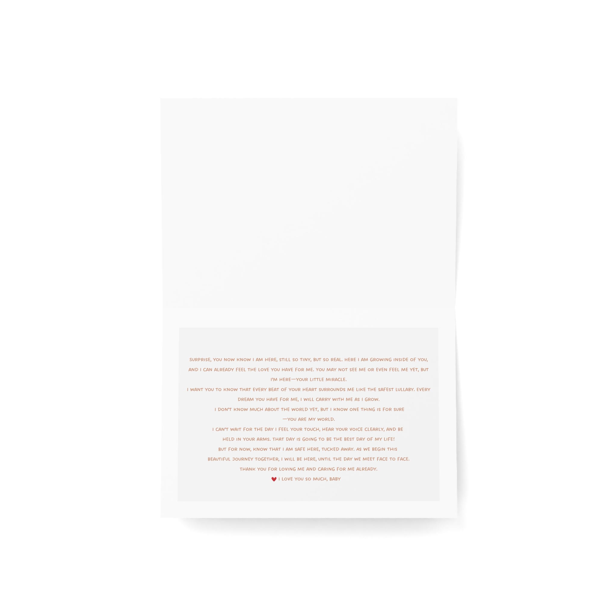 Pregnancy Cards for Moms-0-3 Month Hispanic Baby - Image 3