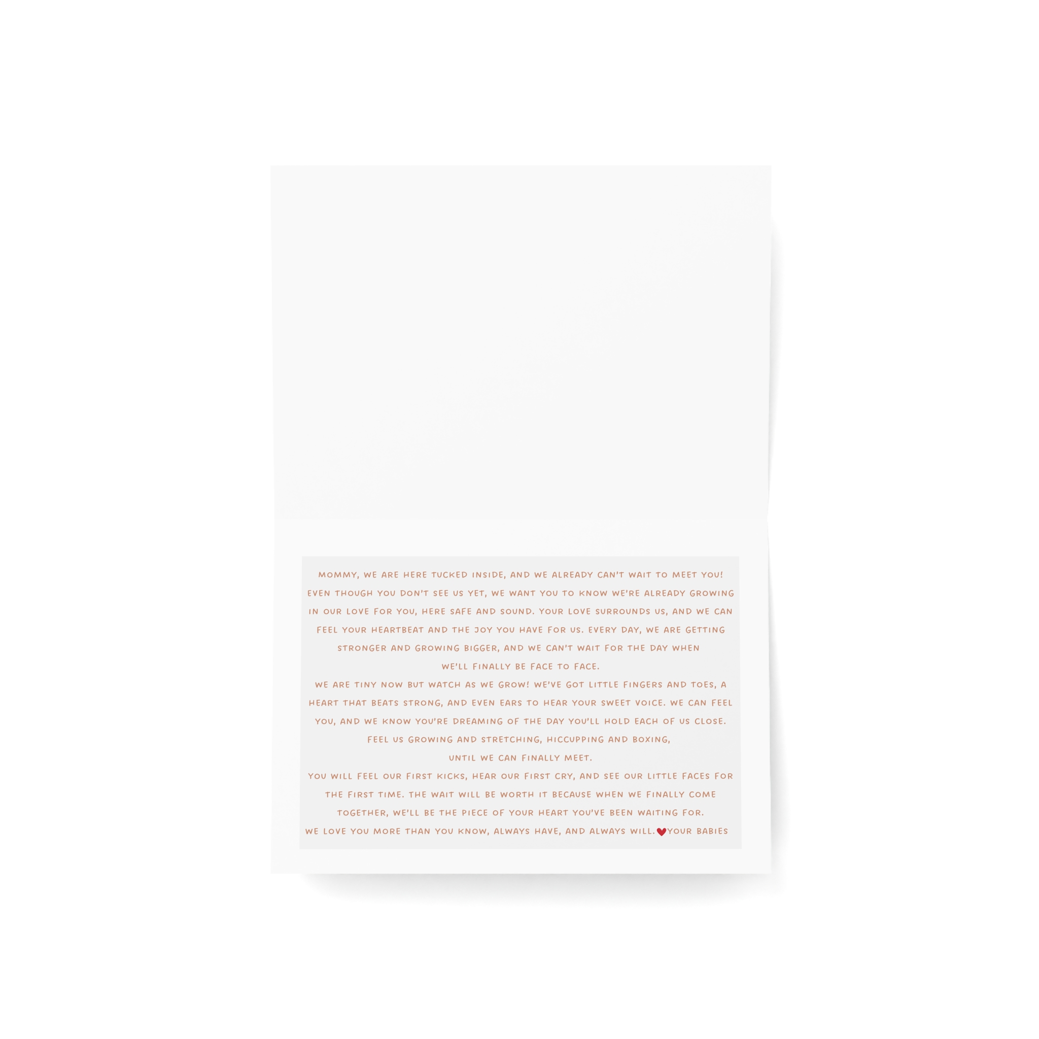 Pregnancy Cards for Moms-Twin Card - Image 3